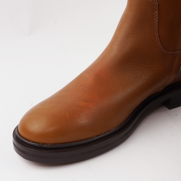 MADEWELL Size 6.5 The Drumgold Boot in Extended Calf Sepia Leather - Picture 10 of 14